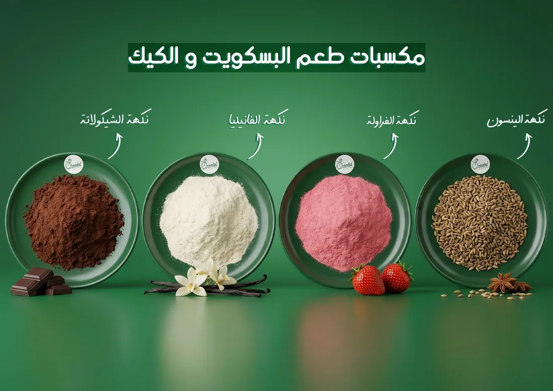 Biscuit and cake flavours